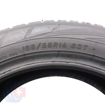 5. Opony 185/55 R16 4x FALKEN 83T EuroWinter HS01 Zimowe 2020 Jak Nowe 7,8-8,2mm