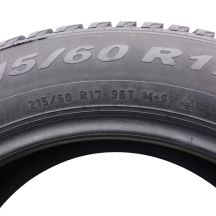 2. Opona 215/60 R17 1x PIRELLI 96T Winter Cinturato Zimowa 2021 Jak Nowa 8,8mm