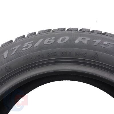 7. Opony 175/60 R15 2x PIRELLI 81T Winter Cinturato Zimowe 2018 Nieużywane 