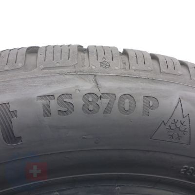 9. Opony 225/55 R17 4x Continental 101V XL WinterContact Ts 870 P Zimowe 2025 8,5-7,8mm