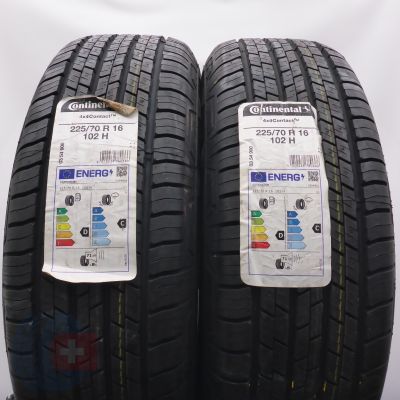 3. Opony 225/70 R16 4x CONTINENTAL 102H 4x4 Contact M+S Letnie 2022 
