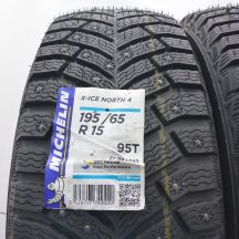 2. Opony 195/65 R15 2x MICHELIN 95T XL X-ICE North 4 KOLCE Zimowe 2022