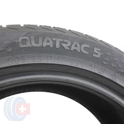 5. 2 x VREDESTEIN 205/55 R17 95V XL Quatrac 5 Wielosezon 6.8-7.2mm 