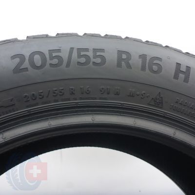 5. Opony 205/55 R16 2x CONTINENTAL 91H WinterContact TS870 Zimowe 2022 6,8mm