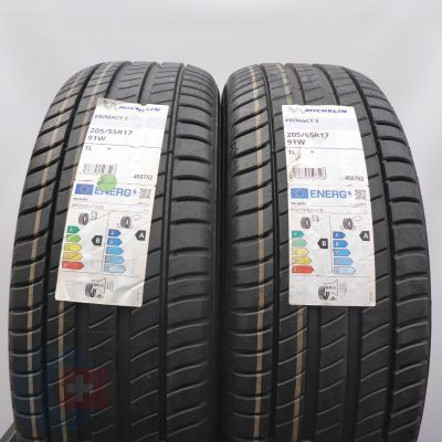 Opony 205/55 R17 2x MICHELIN 91W BMW Primacy3 Letnie 2021 Nieużywane