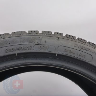 7. Opony 215/40 R17 4x MICHELIN 87V Alpin 6 Zimowe 2020, 2023 Nieużywane 