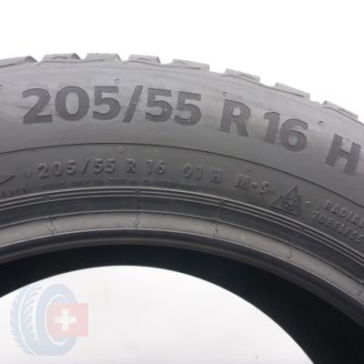 6. Opony 205/55 R16 2x CONTINENTAL 91H WinterContact TS 870 Zimowe 2024 8,2-7,8mm