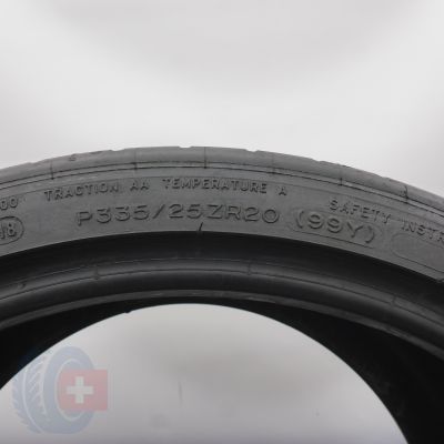5. Opony 335/25 ZR20 2x MICHELIN 99Y XL Pilot Super Sport ZP RFT Letnie 2018 5,5mm