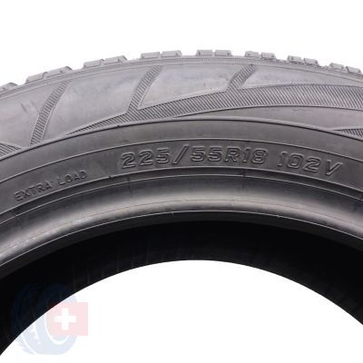 5. Opony 225/55 R18 2x FALKEN 102V XL EuroWinter HS01 SUV zimowe 7-7,2mm 2018/19