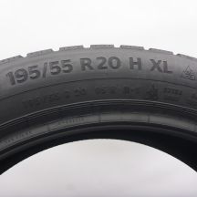 6. Opony 195/55 R20 2x CONTINENTAL 91H WinterContact TS 870P Zimowe 2023 7,8-8,5mm