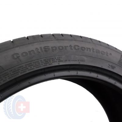 6. 2 x CONTINENTAL 225/45 R19 96W XL ContiSportContact 5 Lato DOT16 6,2-5,8mm