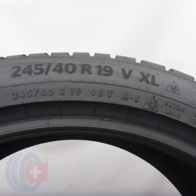 6. Opony 245/40 R19 2x CONTINENTAL 98V XL WinterContact TS870 P Zimowe 2024/25 8-7,8mm 