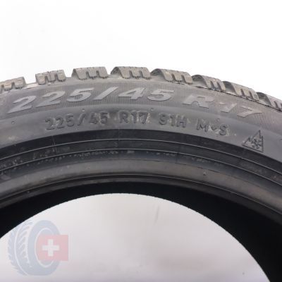 5. Opony 225/45 R17 2x PIRELLI 91H Cinturato Winter 2 Zimowe 2022