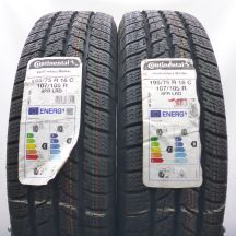 Opony 195/75 R16C 2x CONTINENTAL 107/105R VanContact Winter Zimowe 2022 