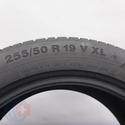 5. Opony 255/50 R19 2x CONTINENTAL 107V XL WinterContact TS850P SUV Zimowe 2018, 2019 7-7,5mm