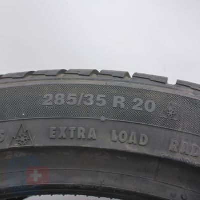 4. Opony 285/35 R20 2x CONTINENTAL 104V XL NO ContiWinterContact Ts830P Zimowe 2018 Nieużywane 