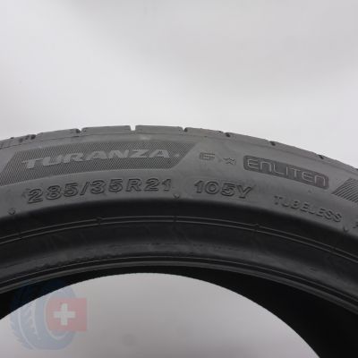 4. Opony 285/35 R21 2x BRIDGESTONE 105Y XL Turanza 6 BMW Letnie 2024 7,2mm