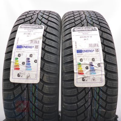 3. Opony 205/65 R15 4x CONTINENTAL 94T WinterContact TS 870 Zimowe 2024 