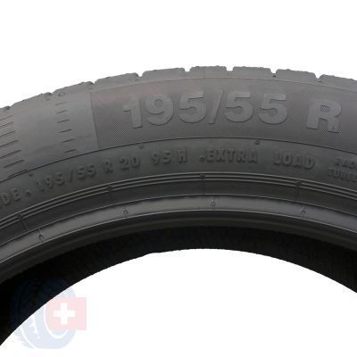 5. Opony 195/55 R20 4x CONTINENTAL 95H XL ContiEcoContact 5 Letnie 2020 Jak Nowe 