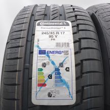 2. Opony 245/45 R17 2x CONTINENTAL 95Y PremiumContact 6 Letnie 2022