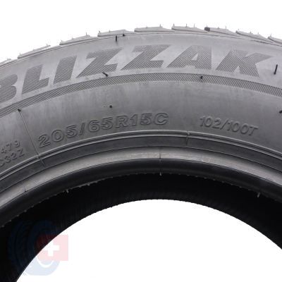 5. Opony 205/65 R15C 4x BRIDGESTONE 205/65 R15C 102/100T Blizzak LM-32C Zimowe 2021 Jak Nowe
