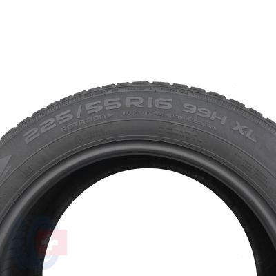 4. Opony 225/55 R16 2x NOKIAN 99H XL WR D4 Zimowe 2015 6,2mm