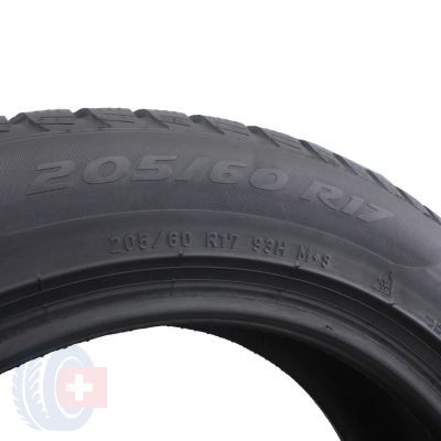 5. 2 x PIRELLI 205/60 R17 93H Sottozero 3 Winter BMW 2017/18 Zima 6,8-7mm Jak Nowe