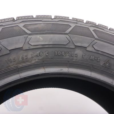 8. Opony 195/65 R16C 4x CONTINENTAL 104/102T VanContact Winter Zimowe 2022
