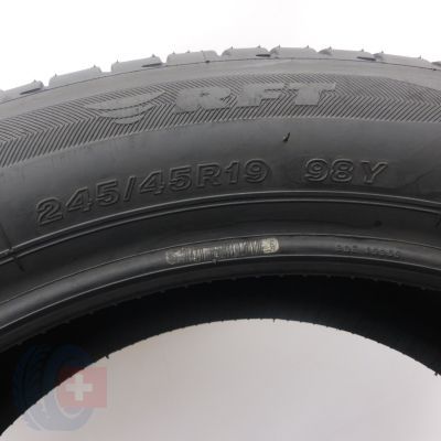 4. Opona 245/45 R19 1x BRIDGESTONE 98Y Potenza S001 RFT BMW Letnia 2020 Jak Nowa