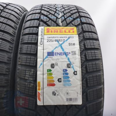 3. Opony 225/45 R17 2x PIRELLI 91H Cinturato Winter 2 Zimowe 2022