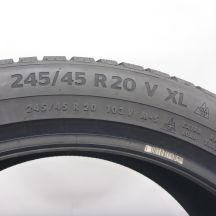 6. Opony 245/45 R20 2x CONTINENTAL 103V XL WinterContact TS 830 P Zimowa 2022 7,8mm