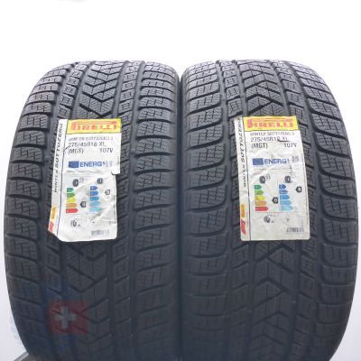 Opony 275/45 R18 2x PIRELLI 107V XL Winter Sottozero 3 MGT Zimowe 2021
