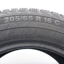 6. Opony 205/65 R16C 4x CONTINENTAL 107/105T VancoWinter 2 Zimowe 2020, 2021 6,8-7,5mm