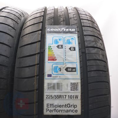 2. Opony 225/55 R17 2x GOODYEAR 101W XL EfficientGrip Performance Letnie 2020 