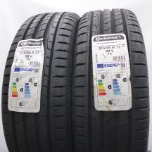 4. Opony 215/65 R17 4x CONTINENTAL 99V PremiumContact 7 Letnie 2023 Nieużywane