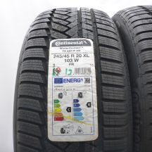 2. Opony 245/45 R20 2x CONTINENTAL 103W XL WinterContact TS 850 P A0  Zimowa 2019 