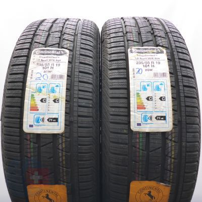 3. Opony 235/55 R19 4x CONTINENTAL 101H CrossContact LX Sport RFT M0E Letnie 2020