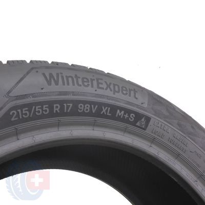 3. 1 x UNIROYAL 215/55 R17 98V XL WinterExpert Zima 2022 8mm 
