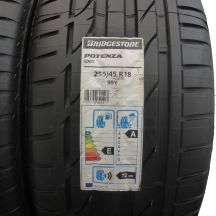 2. 4 x BRIDGESTONE 255/45 R18 99Y Potenza S001 Lato 2017 Jak Nowe