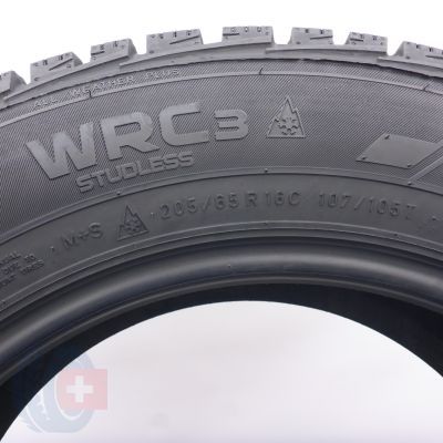 4. Opona 205/65 R16C 1x NOKIAN 107/105T WRC 3 Zimowa 2020 Jak Nowa