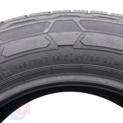 6. Opony 165/70 R14C 4x CONTINENTAL 89/87R VanContact Winter Zimowe 2021 Jak Nowe Nieużywane 