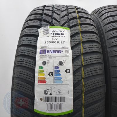 2. Opony 235/60 R17 2x NOKIAN 106H XL Snowproof 2 SUV Zimowe 2025