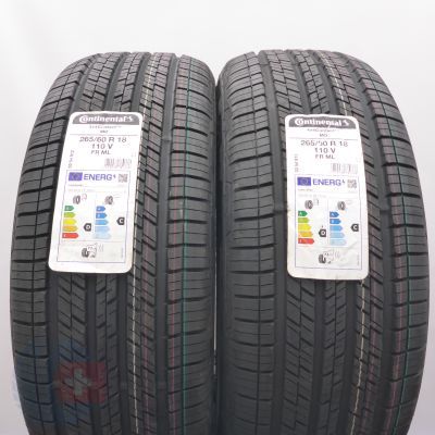 Opony 265/60 R18 2x CONTINENTAL 110V 4x4Contact MO Letnie M+S 2022 Nieużywane