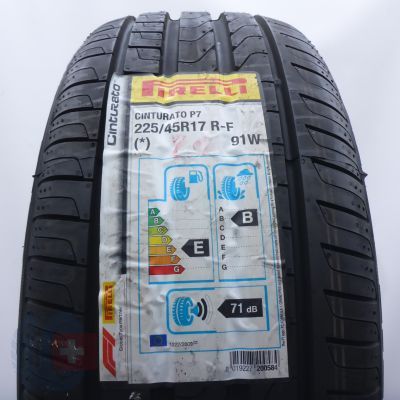 Opona 225/45 R17 1x PIRELLI 91W Cinturato P7 RFT BMW Letnia 2020 