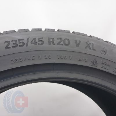 7. Opony 235/45 R20 4x CONTINENTAL 100V XL WinterContact TS 870 P SEAL Zimowe 2022 8-7,8mm