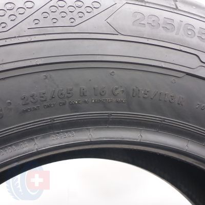 6. Opony 235/65 R16C 4x CONTINENTAL 115/113R ContiVanContact 200 Letnie 2022 8,2-8mm