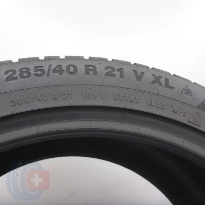 4. Opona 285/40 R21 1x CONTINENTAL 109V XL WinterContact TS 850 P SUV  Zimowa 2022 8mm