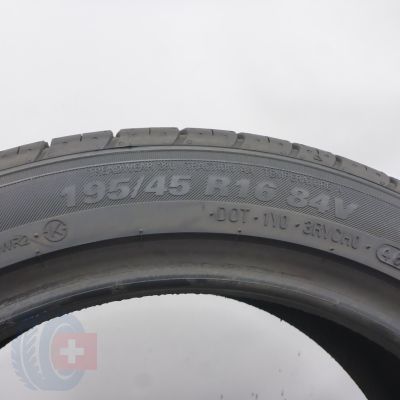 5. Opony 195/45 R16 2x KUMHO 84V Ecsta HS52 Letnie 2024 