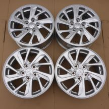 4 x Alufelgi 16 MITSUBISHI 5x114,3 6,5J Et38 Oryginalne Eclipse Cross + czujniki 