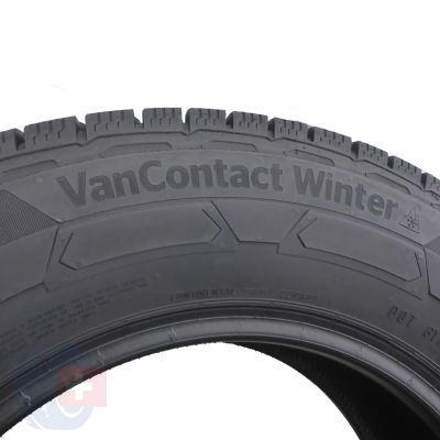6. 2 x CONTINENTAL 215/65 R15C 104/102T VanContact Winter Zima 2018 7,2 ; 9,2mm